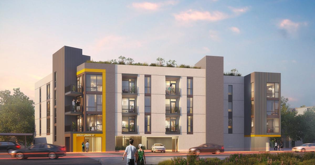 36 apartments to replace parking lot at 8135 N Langdon Avenue in North